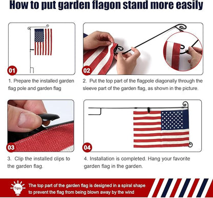 Solar Flagpole Lamp, Auto On/Off