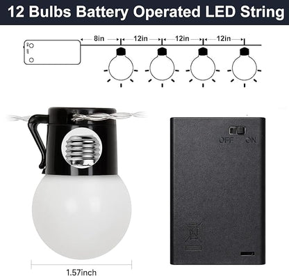 Christmas Yard String Lights, 12ft Waterproof