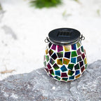 Solar Mosaic Lanterns, Porch Hanging LED Decor