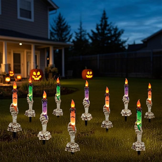 Battery Halloween Chain Lights, Timer