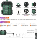 Battery Christmas Lights, 33ft Warm White 8-Mode