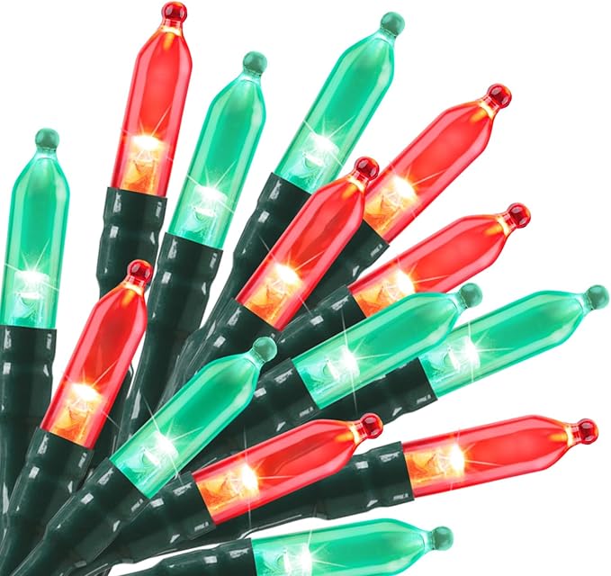 Christmas String Lights, 8ft 20 LED Waterproof Twinkle Lights