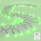 8ft Christmas LED String Lights, Waterproof Timer Lights