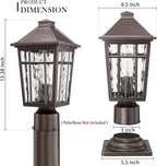 Solar Post Cap Lights, Waterproof LED