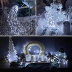 16ft White String Lights for Yard, Waterproof LED
