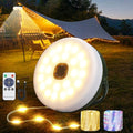 8ft Christmas LED String Lights, Waterproof Timer Lights