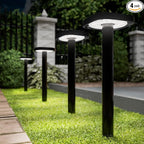 Cool White Solar Pathway Lights 4-Pack, Yard LED