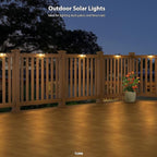 6-Pack Solar Path Lights, Outdoor Driveway LED
