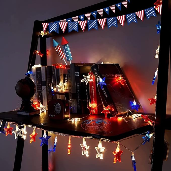 Patio String Lights, 10ft Weatherproof LED