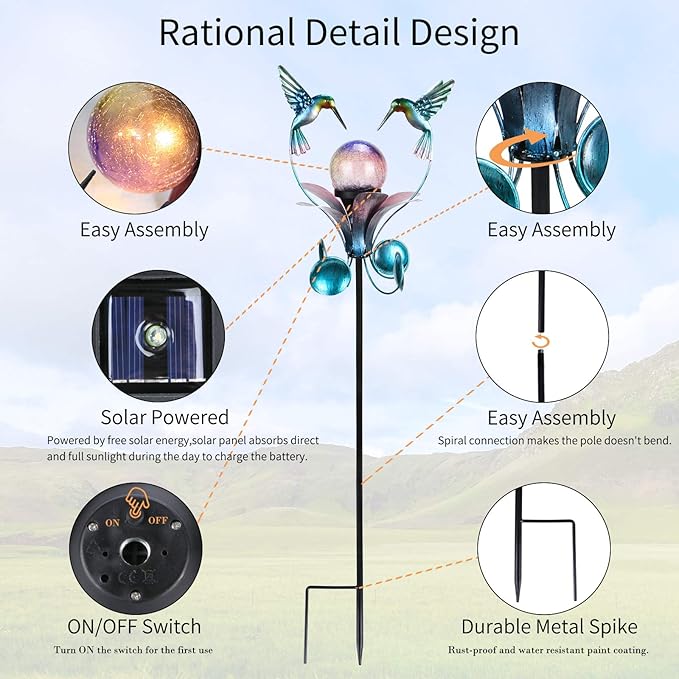 Solar Driveway Path Lights, Waterproof