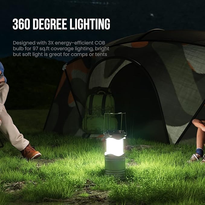 4-Pack Garden Solar Lanterns, Waterproof LED Yard Lights
