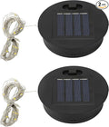 2-Pack LED Patio String Lights, Waterproof Outdoor