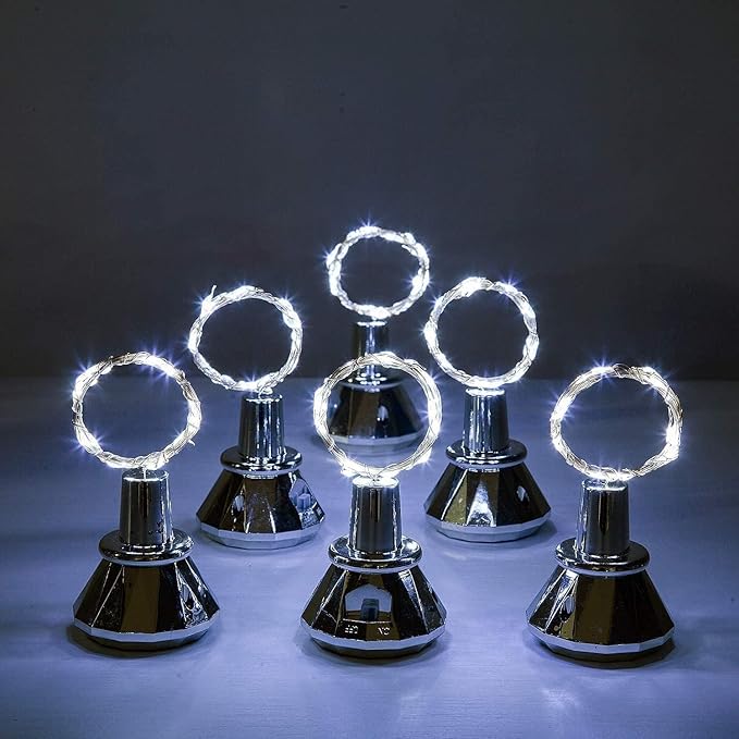 Cool White Outdoor Edison String Lights, Weatherproof