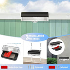 Sleek Solar Stair Lights 8-Pack, LED