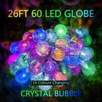 26ft RGB String Lights for Porch, Waterproof LED