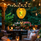 Charming Dragonfly Solar Lanterns for Porch, Waterproof LED