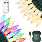 Christmas String Lights, 33ft 100 LED Waterproof Twinkle Lights