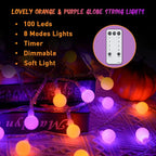 33ft Christmas LED String Lights, Waterproof Timer Lights