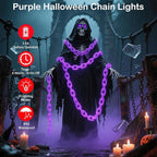 10ft Halloween Chain Lights, Battery Timer