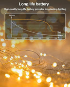 20-Pack 3ft Christmas LED String Lights, Waterproof Timer Lights