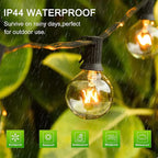 Christmas String Lights, 100ft Waterproof Twinkle Lights