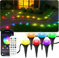 Solar Ground Disk Lights, RGB Waterproof LED