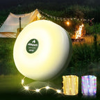 Portable Camping Lights 32.8ft, Rechargeable -Mode