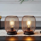Metal Courtyard Solar Lanterns for Garden, Waterproof LED