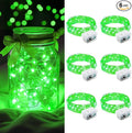 6-Pack 20 LED Christmas Twinkle Lights, 7ft Waterproof for Backyard
