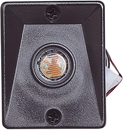 Design House Replacement Dusk to Dawn Sensor for Outdoor Pole Lights - Automatic On/Off Light Sensor for Outdoor Lighting – Steel Black, Design House 502146