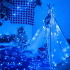 Christmas Fairy Lights 2-Pack, 33ft 100 LED Battery Twinkle Lights