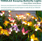 6-Pack Solar Pathway Lights, Waterproof LED Garden Lights
