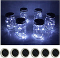 6-Pack Christmas LED String Lights, Waterproof Timer Lights