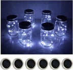 6-Pack Christmas LED String Lights, Waterproof Timer Lights