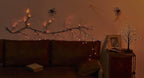 6ft Halloween LED String Lights, Waterproof Timer Lights