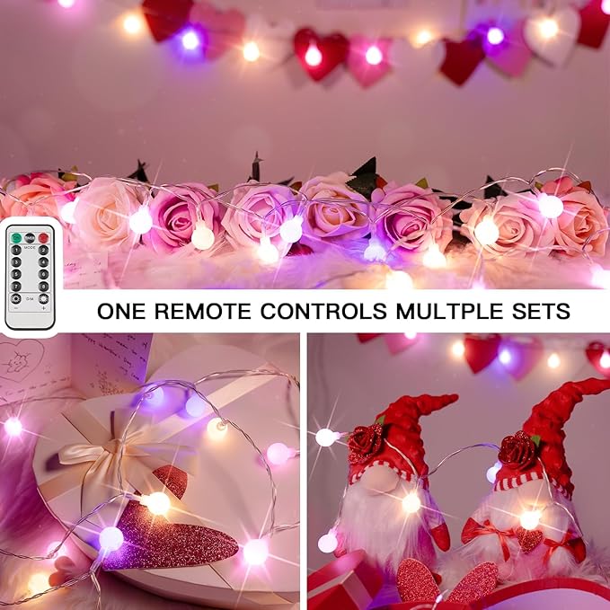 Christmas String Lights, 100 LED Waterproof Twinkle Lights