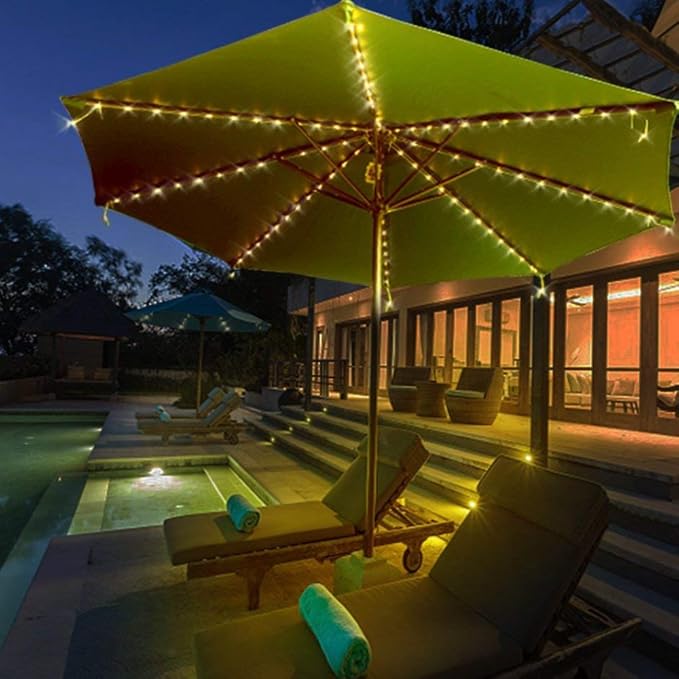 LED Patio String Lights, Waterproof Outdoor