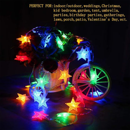 Christmas Porch String Lights, 4ft 50 LED Waterproof