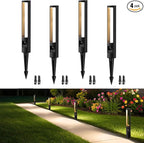 4-Pack Solar Yard Spotlights, Waterproof