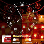 1ft Red Outdoor Edison String Lights, Weatherproof
