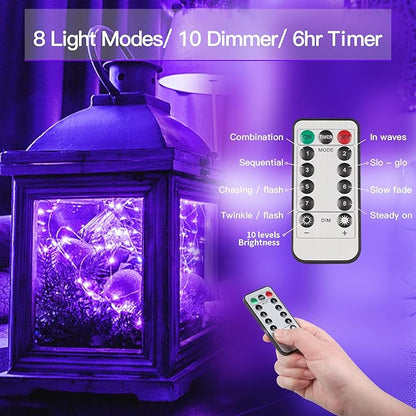 Porch String Lights, 33ft Weatherproof LED