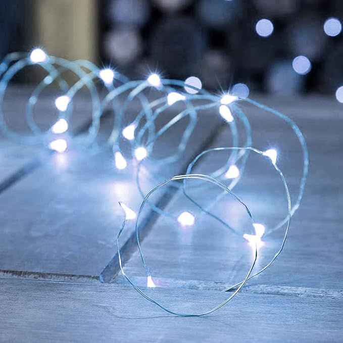 Christmas Backyard String Lights 2-Pack, 40ft 120 LED Waterproof