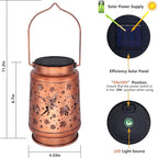 Backyard Solar Lantern Set, Charming Porch Lighting