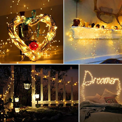 164ft LED Patio String Lights, Waterproof Outdoor