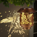 Hummingbird Solar Lantern Set, Elegant Patio Lighting