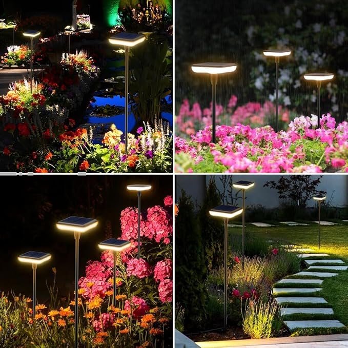 Solar Yard Path Lights, IP65 Waterproof