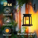Courtyard Solar Lantern Set, Elegant Backyard Lighting