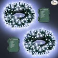 100 LED Christmas Twinkle Lights, 33ft Waterproof for Yard
