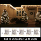 Christmas Twinkle Lights, 21ft Waterproof for Backyard