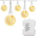 16ft Warm White String Lights for Porch, Waterproof LED